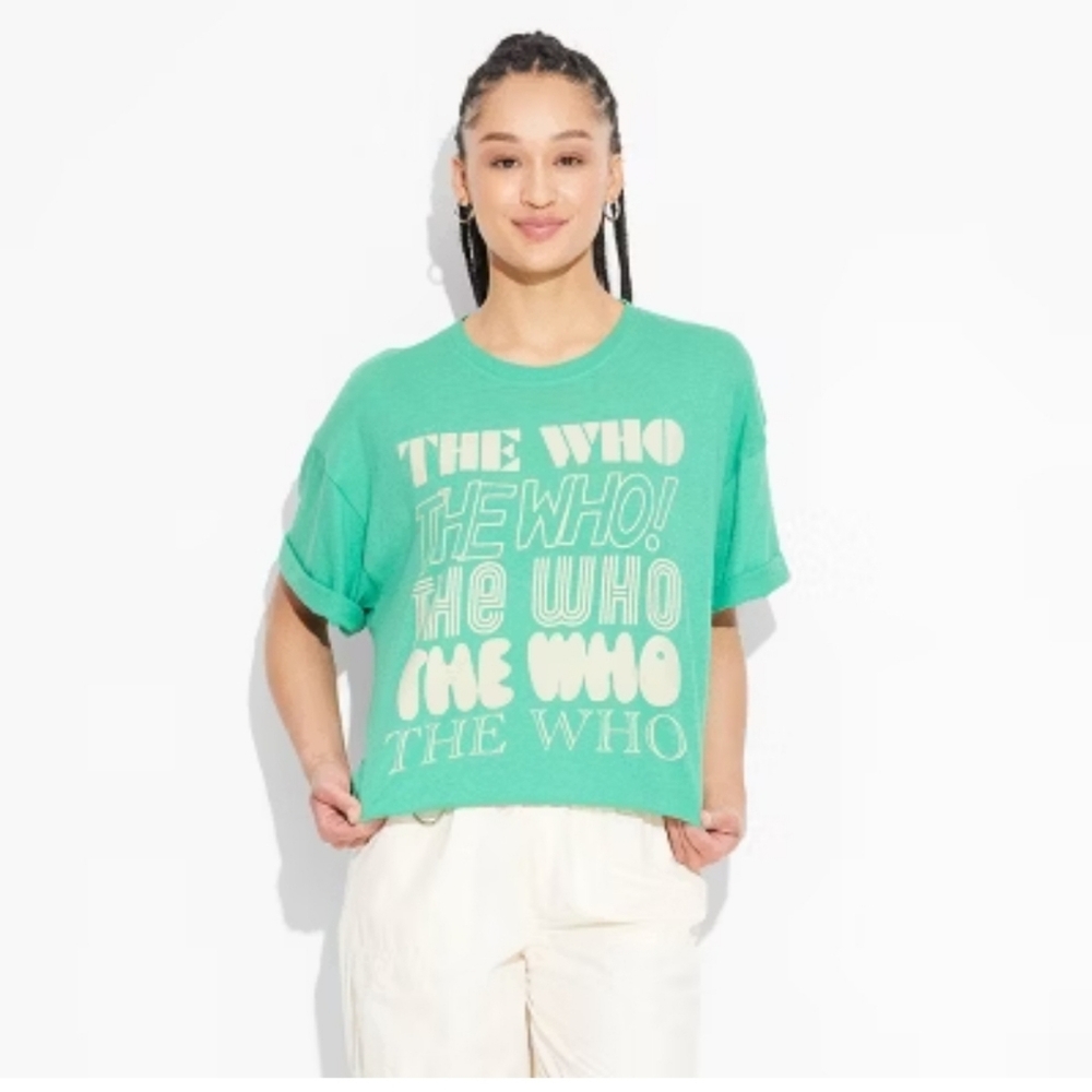 NEW The Who target green t shirt small